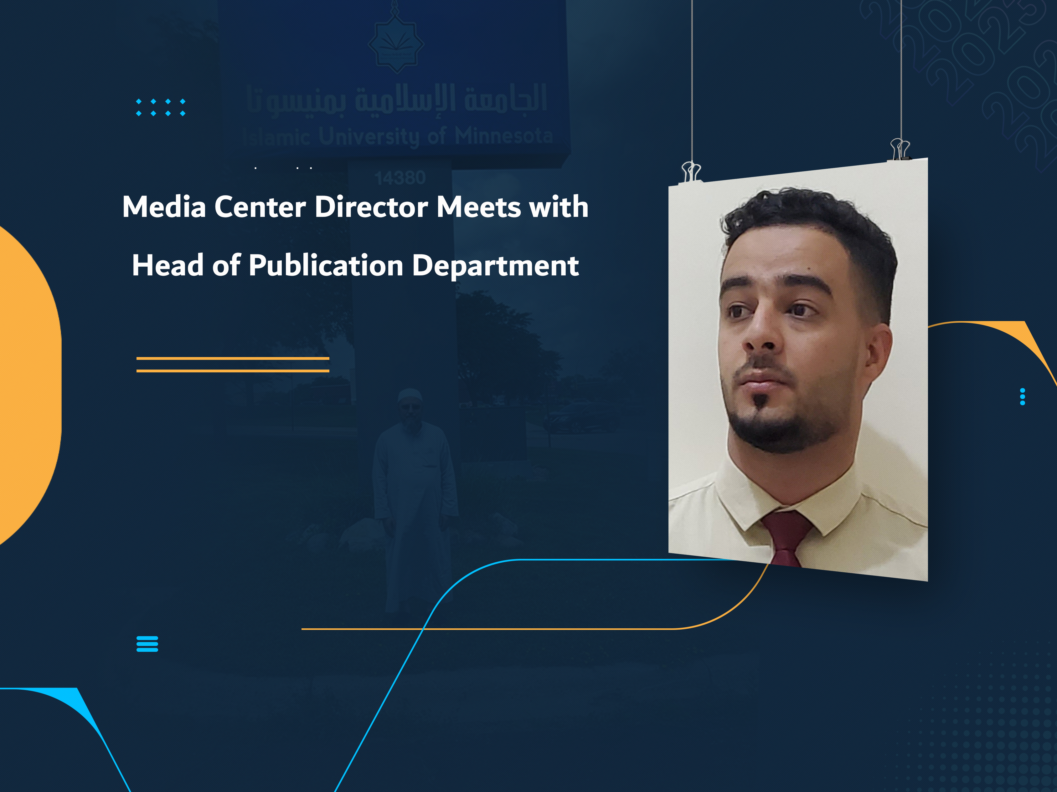 Media Center Director Meets with Head of Publication Department
