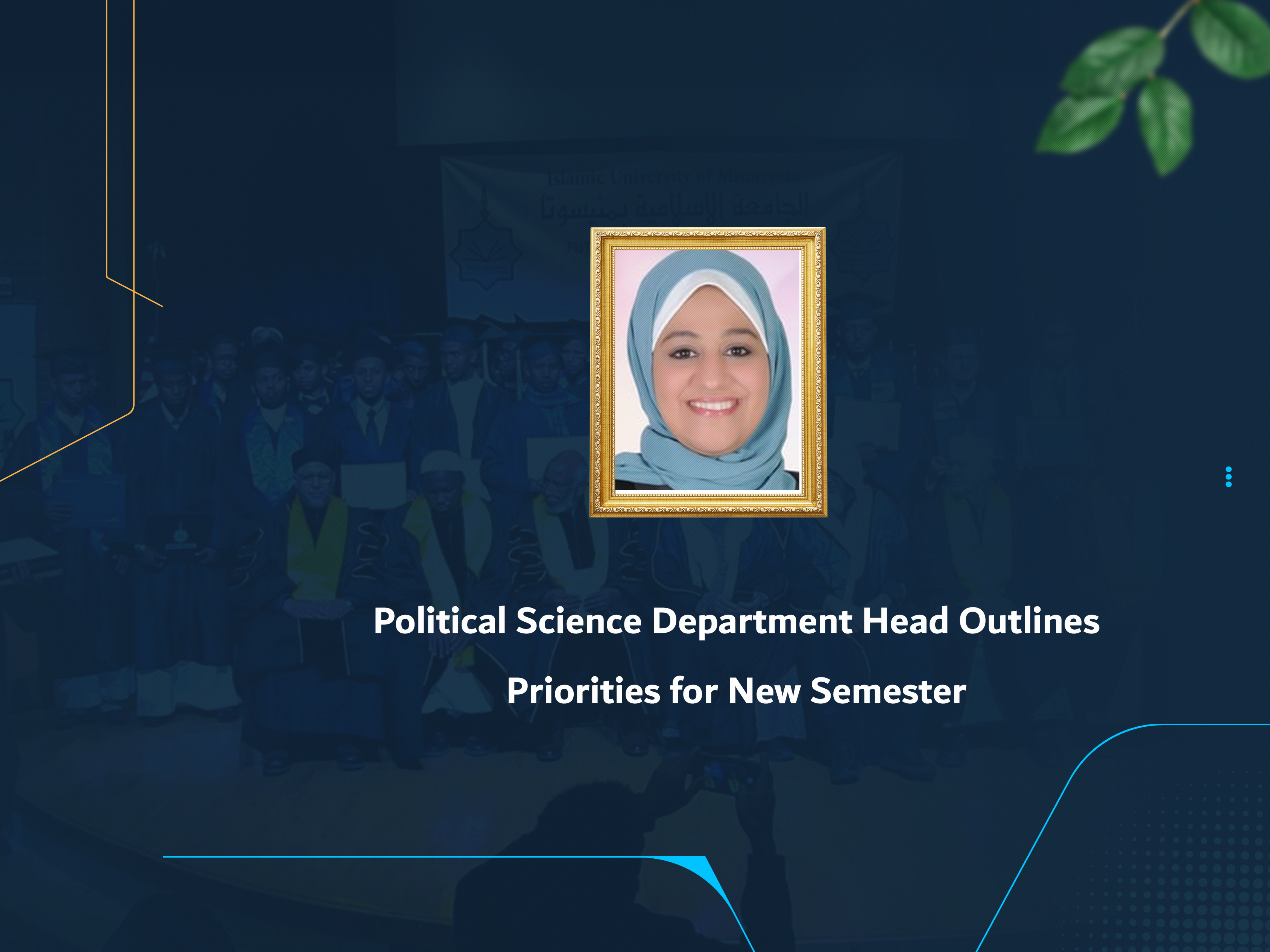 Political Science Department Head Outlines Priorities for New Semester