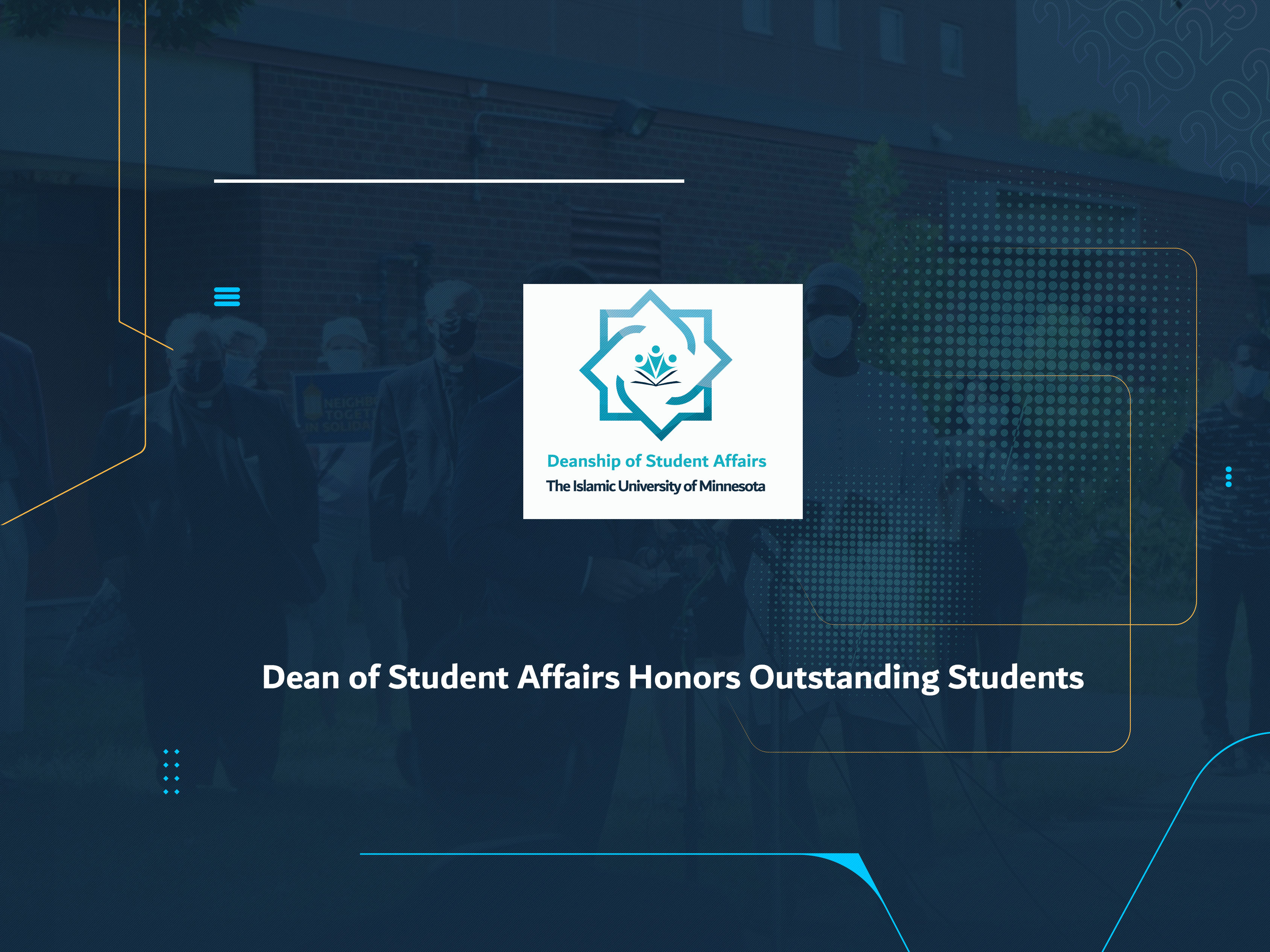 Dean of Student Affairs Honors Outstanding Students