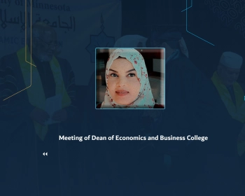 Meeting of Dean of Economics and Business College