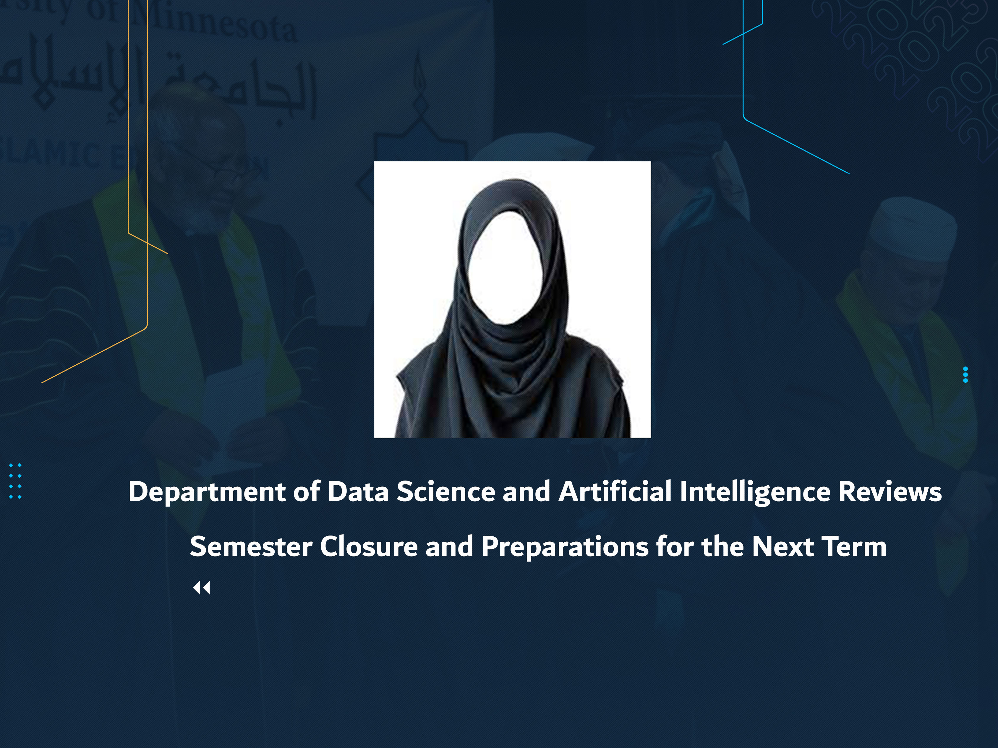 Department of Data Science and Artificial Intelligence Reviews Semester Closure and Preparations for the Next Term