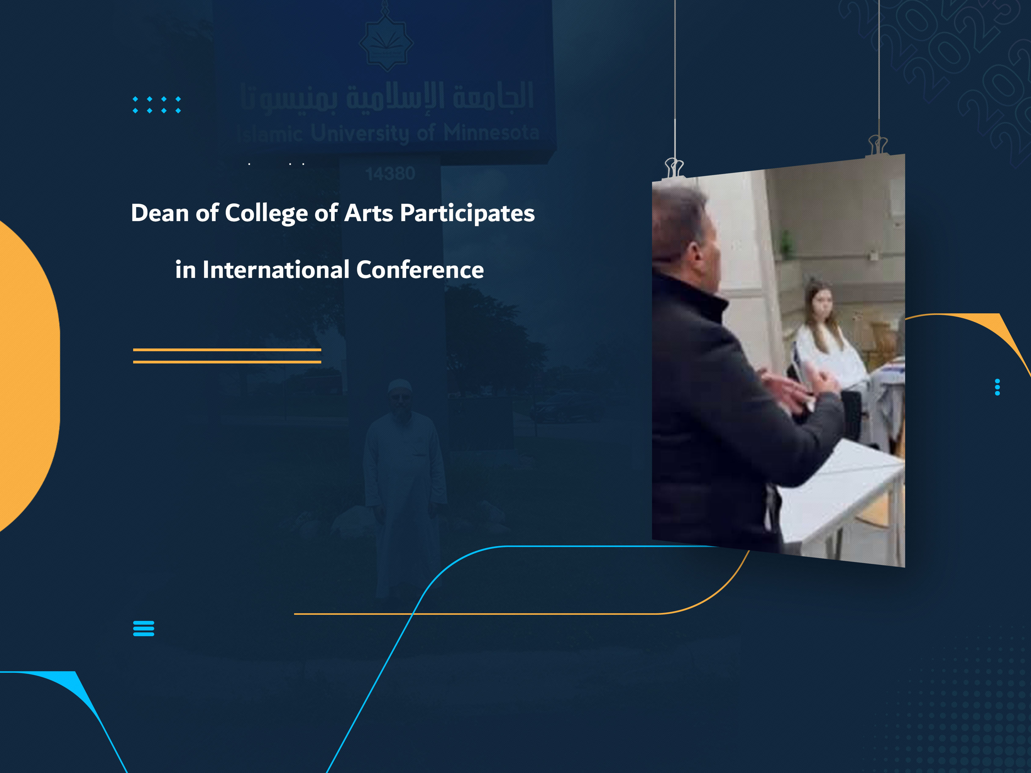 Dean of College of Arts Participates in International Conference