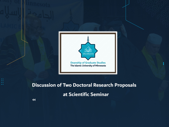Discussion of Two Doctoral Research Proposals at Scientific Seminar