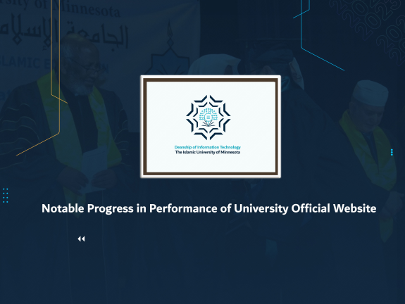 Notable Progress in Performance of University Official Website