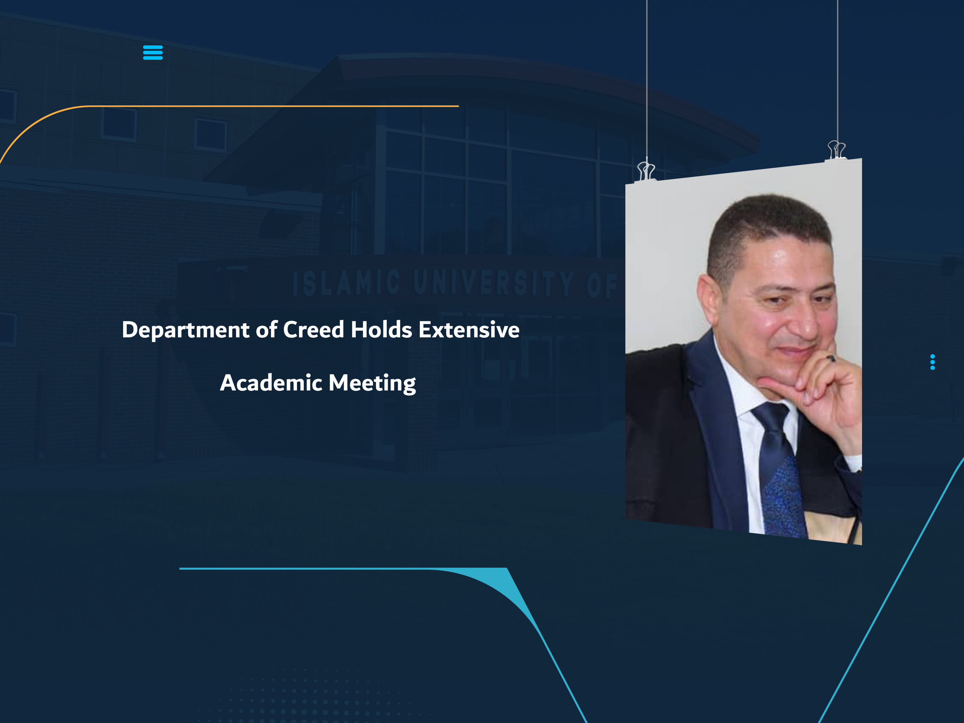 Department of Creed Holds Extensive Academic Meeting