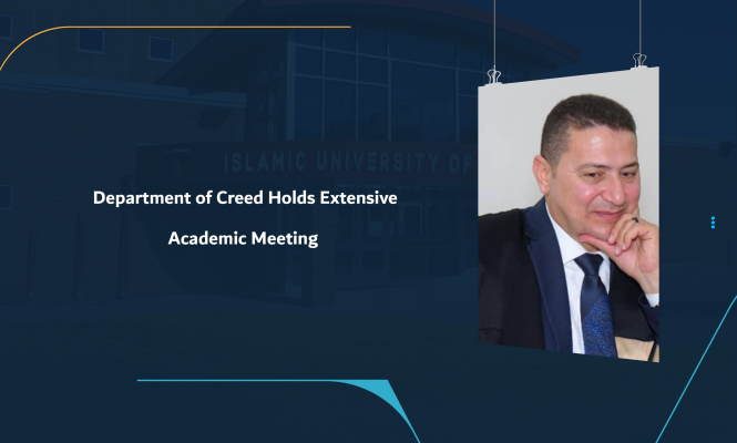 Department of Creed Holds Extensive Academic Meeting
