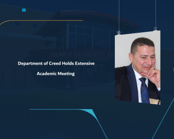 Department of Creed Holds Extensive Academic Meeting
