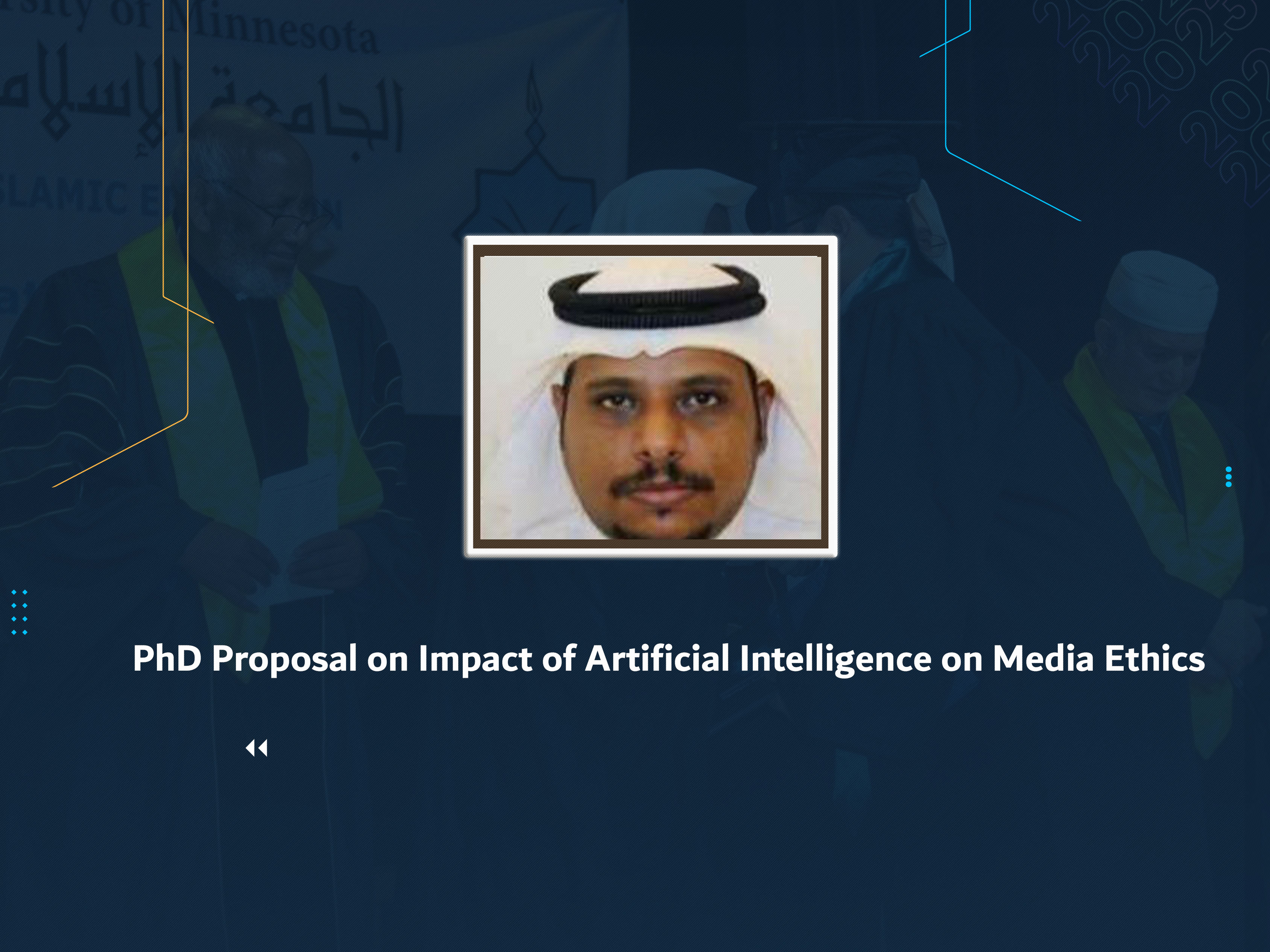 PhD Proposal on Impact of Artificial Intelligence on Media Ethics