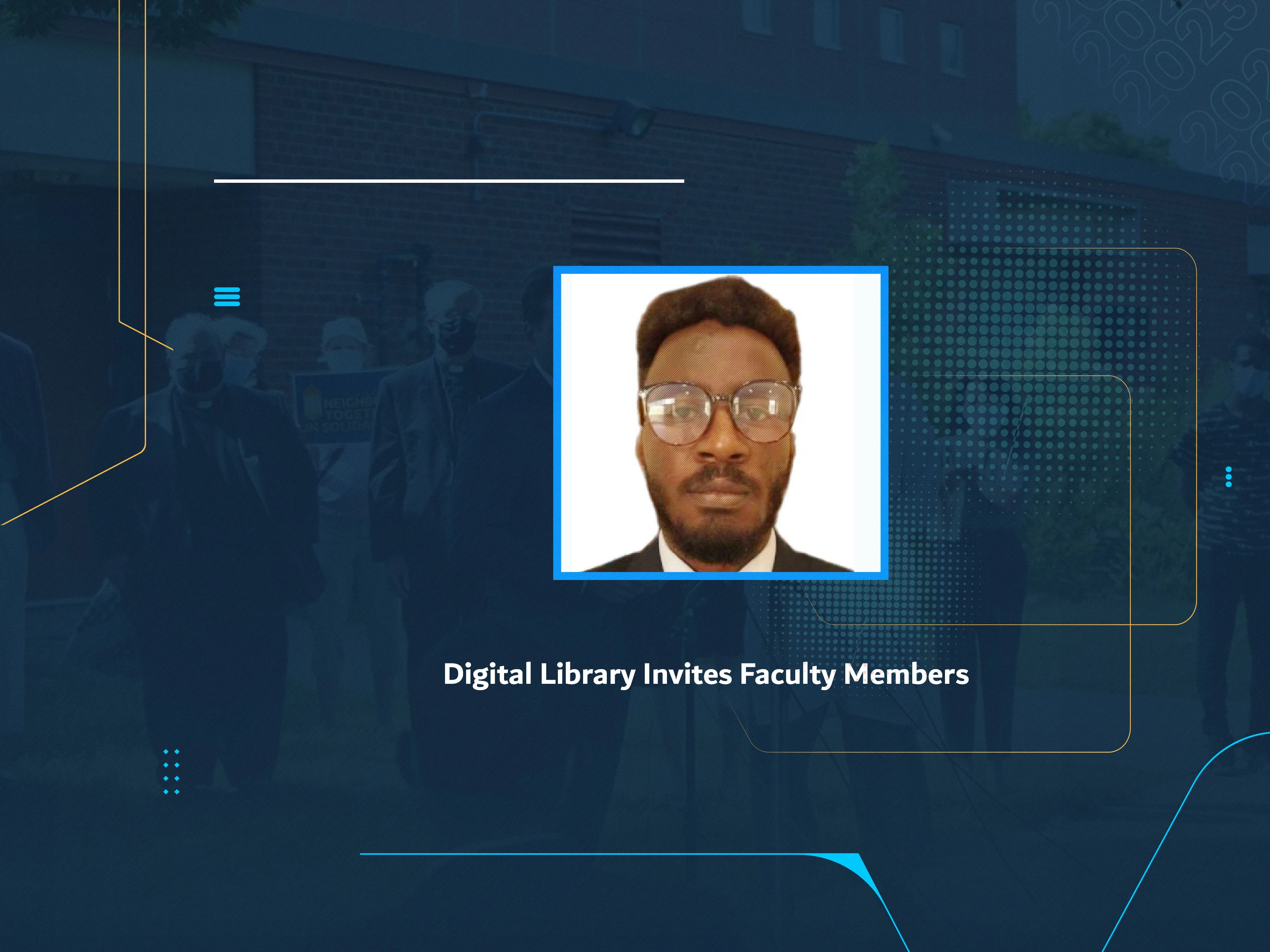 Digital Library Invites Faculty Members