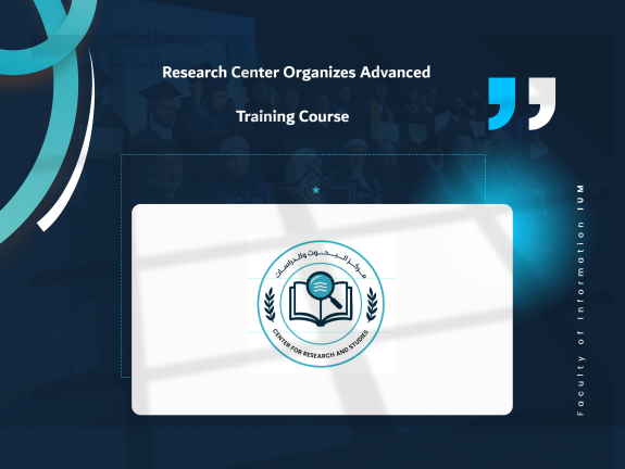 Research Center Organizes Advanced Training Course