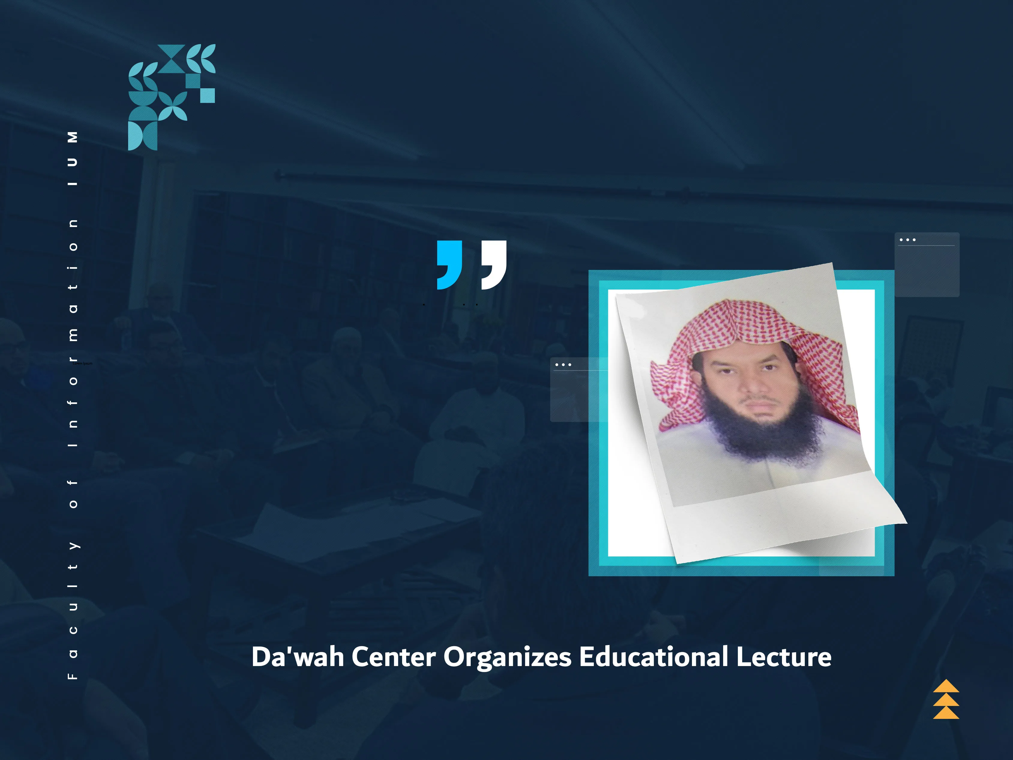 Da'wah Center Organizes Educational Lecture