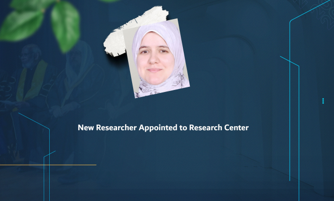 New Researcher Appointed to Research Center