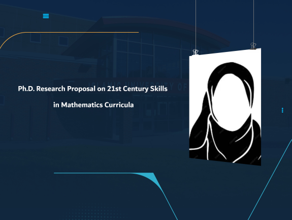 Ph.D. Research Proposal on 21st Century Skills in Mathematics Curricula