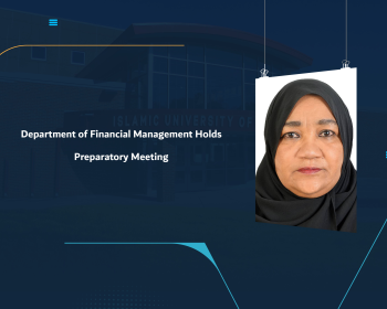 Department of Financial Management Holds Preparatory Meeting