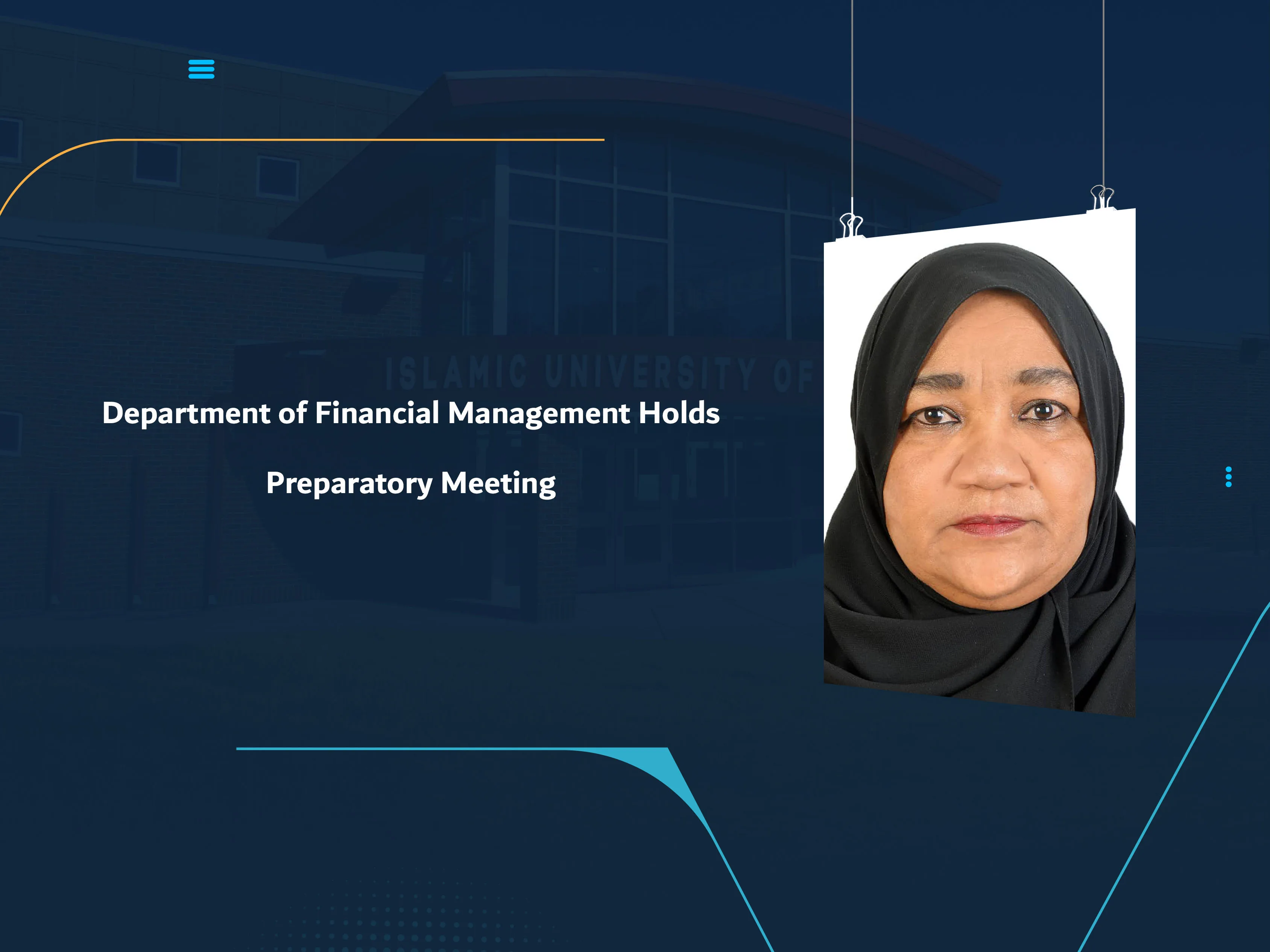 Department of Financial Management Holds Preparatory Meeting