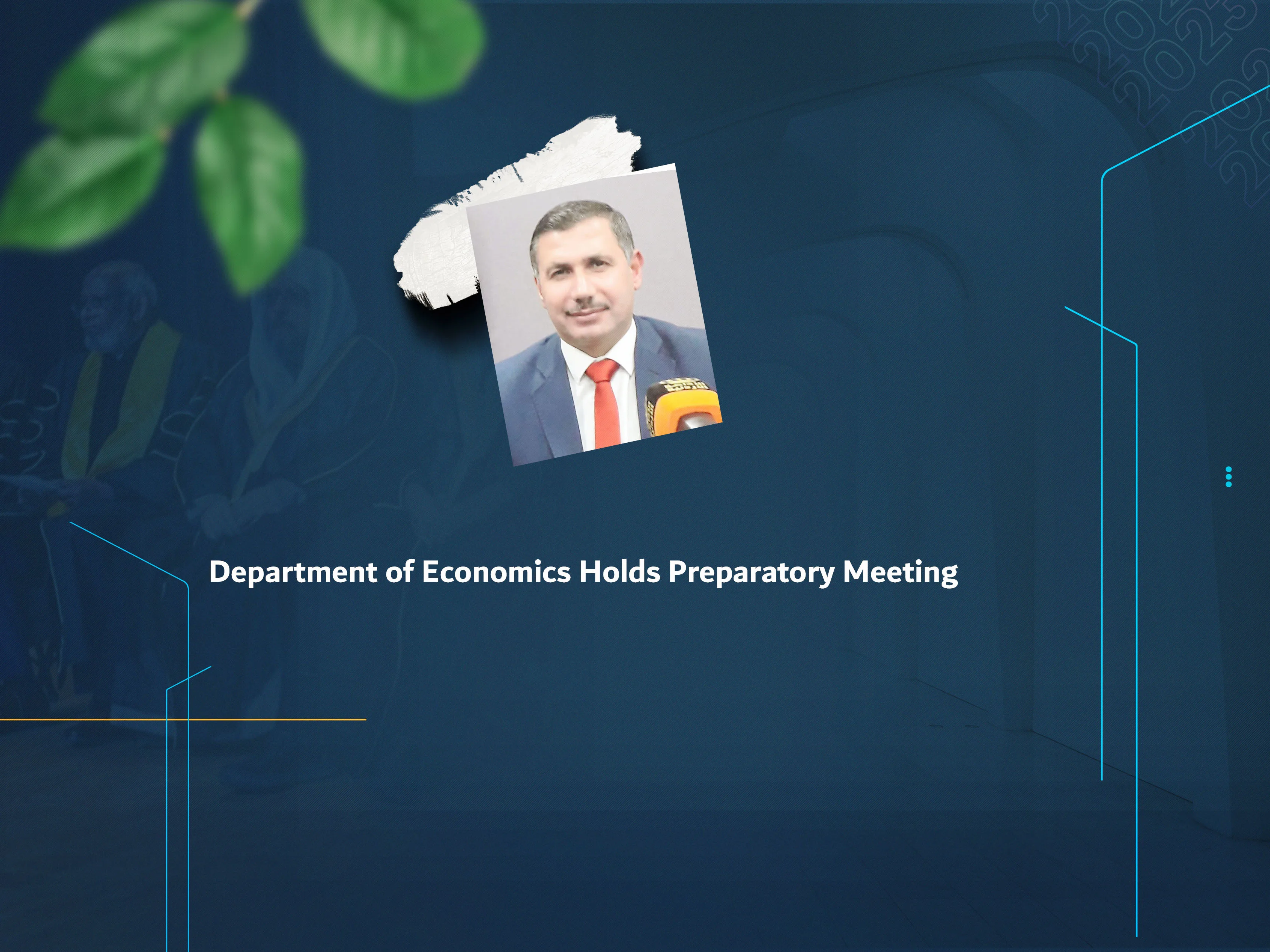 Department of Economics Holds Preparatory Meeting