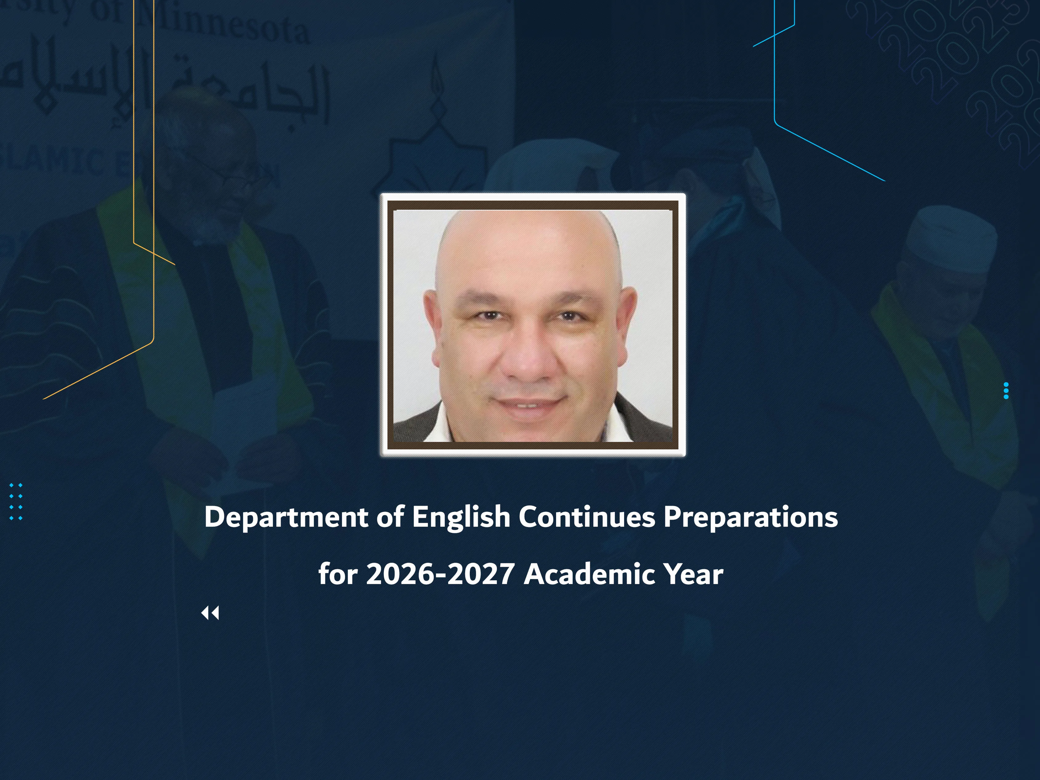 Department of English Continues Preparations for 2026-2027 Academic Year