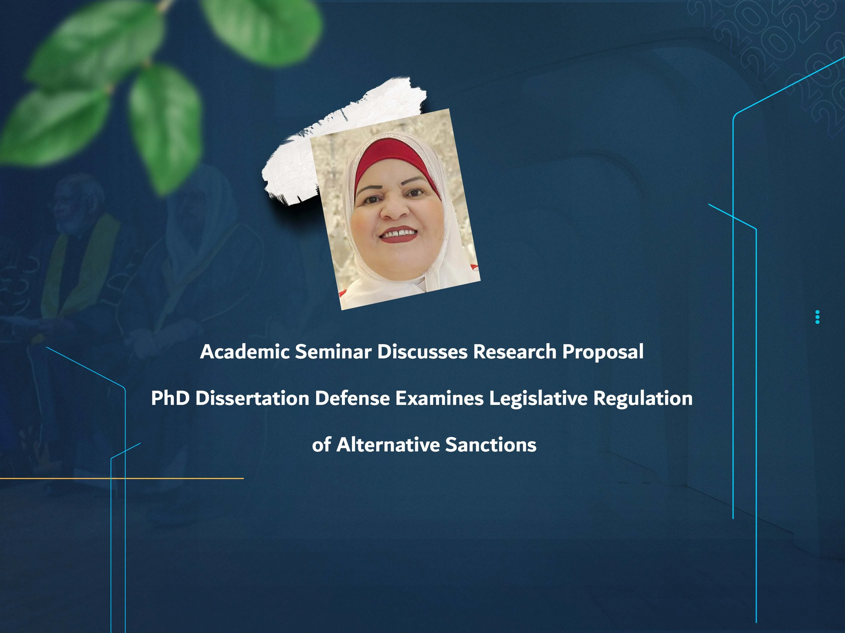PhD Dissertation Defense Examines Legislative Regulation of Alternative Sanctions