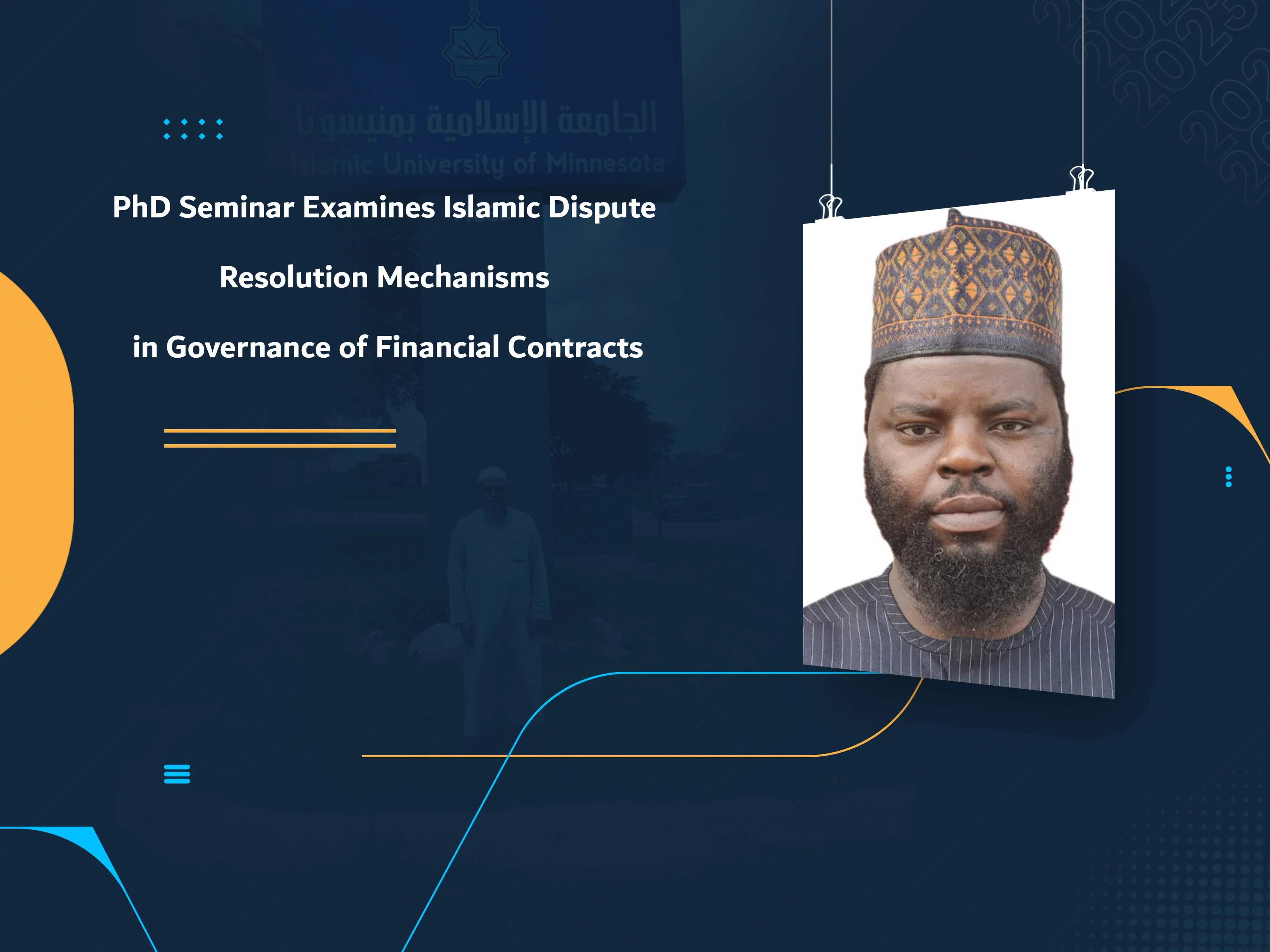 PhD Seminar Examines Islamic Dispute Resolution Mechanisms in Governance of Financial Contracts