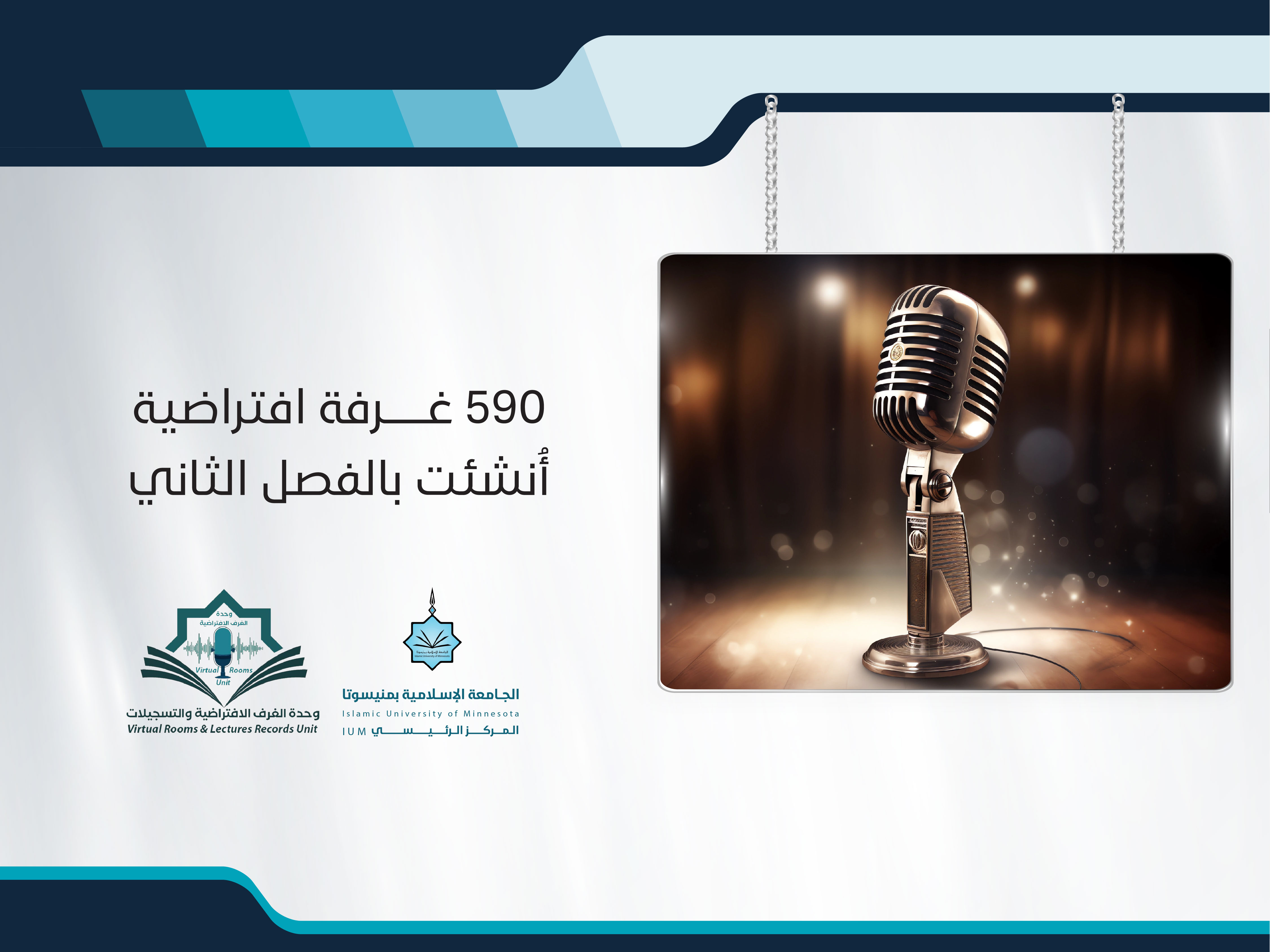 590 غرفة افتراضية أُنشئت بالفصل الثاني
